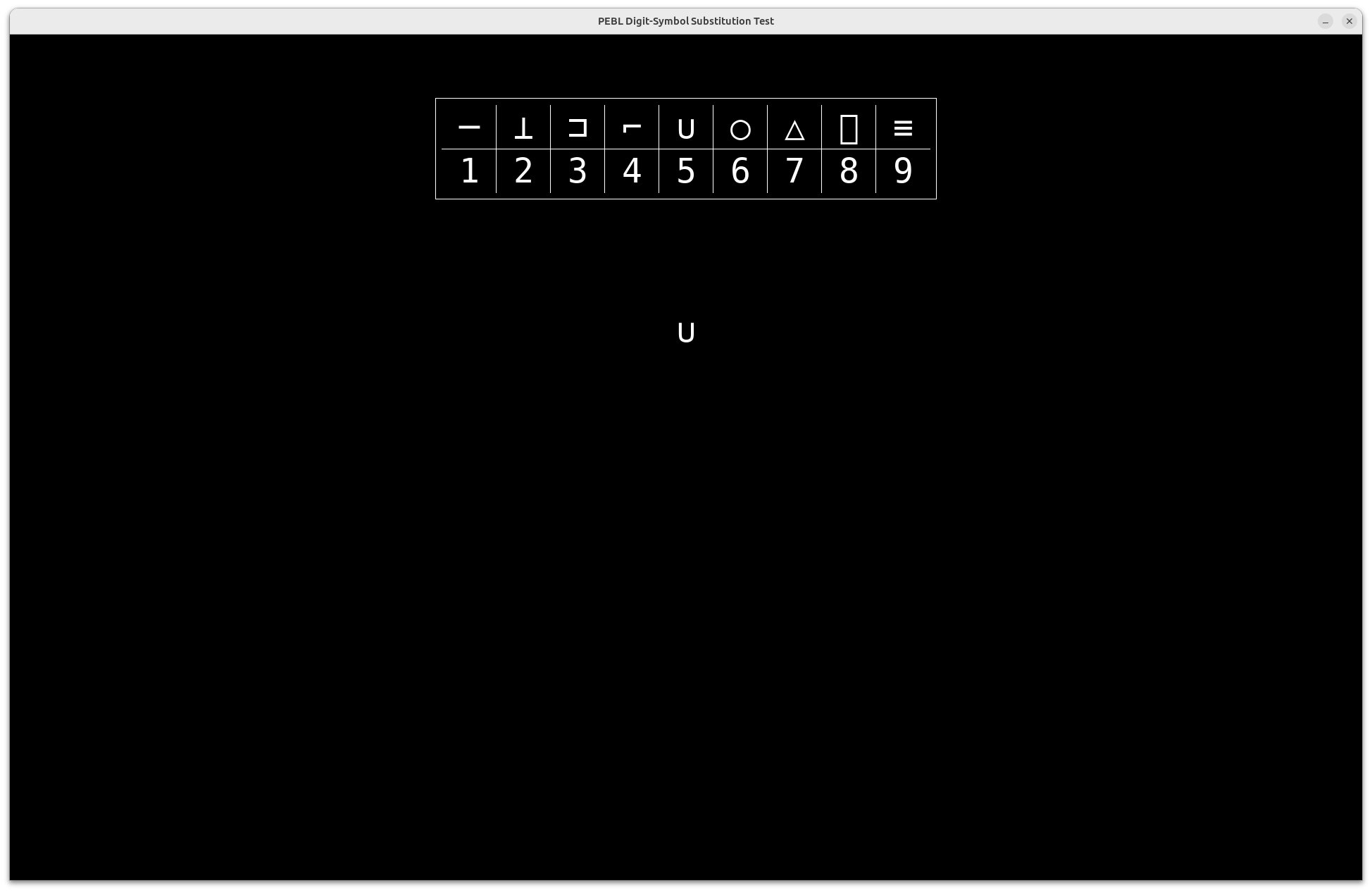 Digit-Symbol Substitution Test screenshot