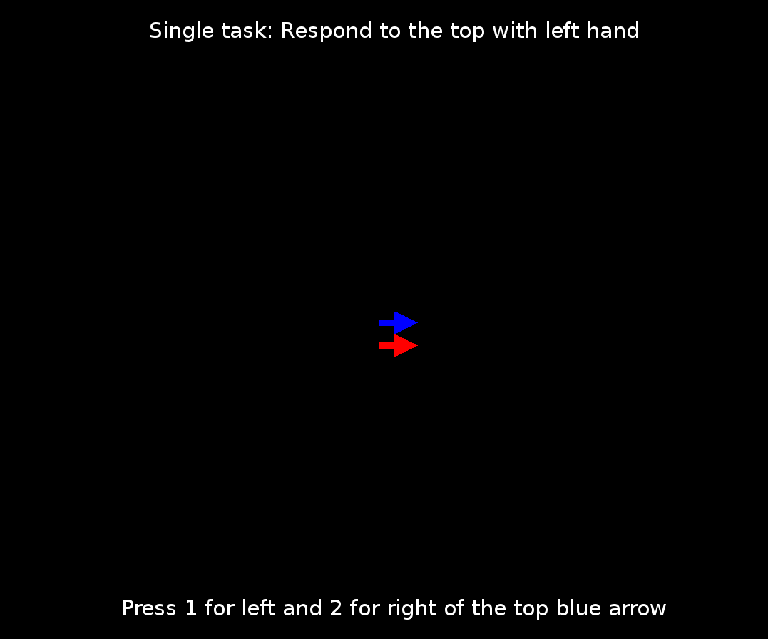 Dual-Task Interference Test screenshot
